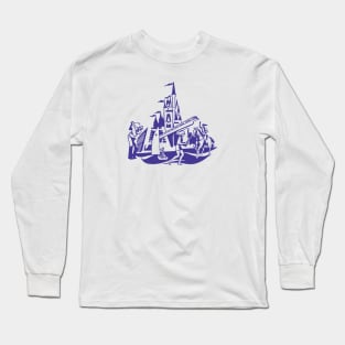 Wonderful World of Vacations Blue Long Sleeve T-Shirt